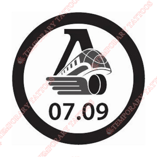 Lokomotiv Yaroslavl Customize Temporary Tattoos Stickers NO.7275